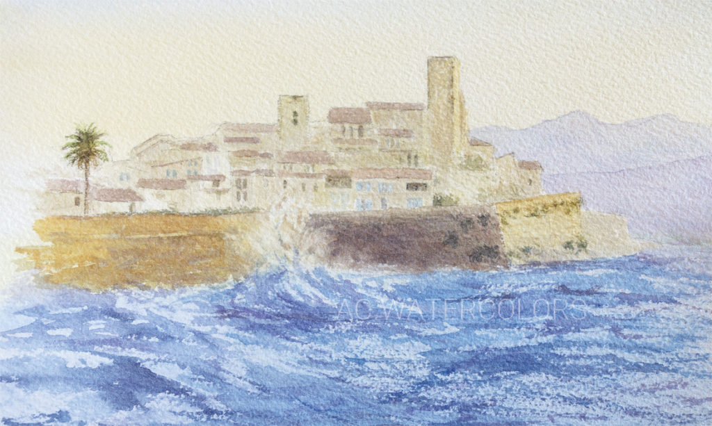 ACWATERCOLORS
Aquarelle de la vielle ville d'Antibes